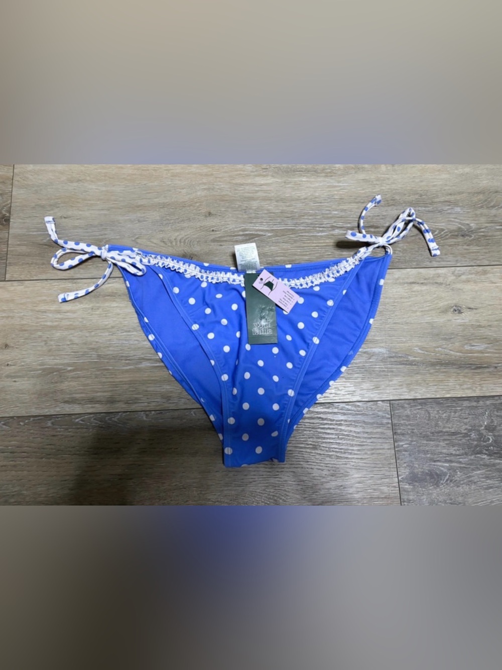 Wild Fable Women’s Blue with white polka dot Low Rise High Leg Medium Seat cover